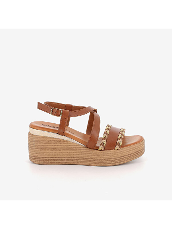 IGI&Co Kadın Sandalet 1190711 DYM 11907 WITH WEDGE Cuoio