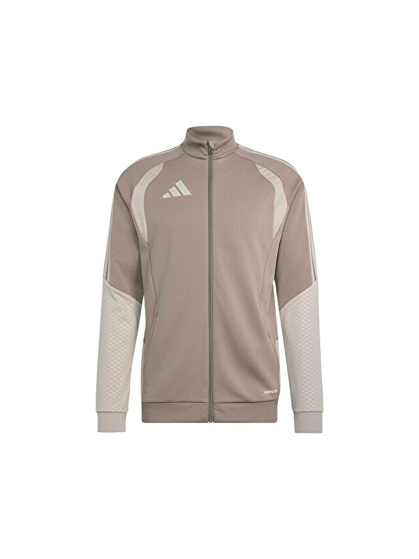 Adidas Tiro 26 Competition Tr Jkt Erkek Futbol Kamp Fermuarlı Sweatshirt KE9256 Kahverengi