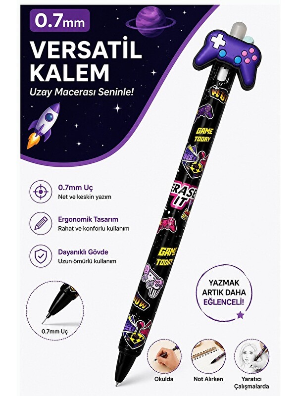 Artlantis Uçlu Kalem 0.7 mm Erkek Modeli 1 Adet Fixpoint 4765 0.7mm Uçlu Versatil Mekanik Uçlu Kurşun Kalem He