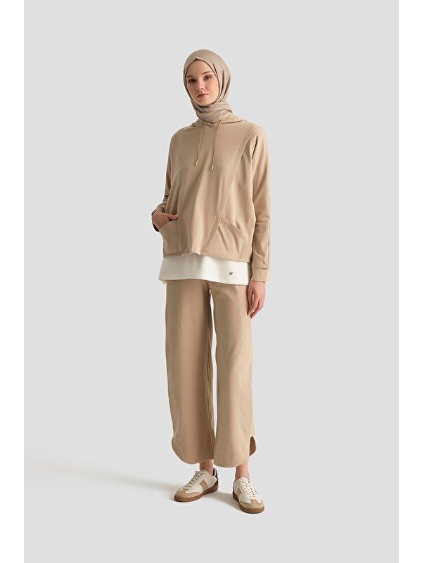 ARMİNE Örme Pantolon 25Yd2817 Vizon