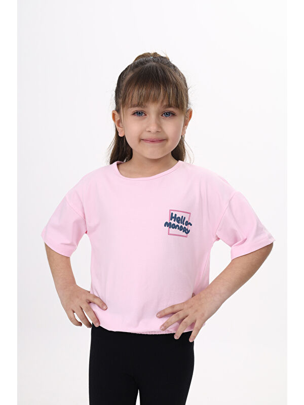 Toontoykids Kız Çocuk Baskılı Tişört