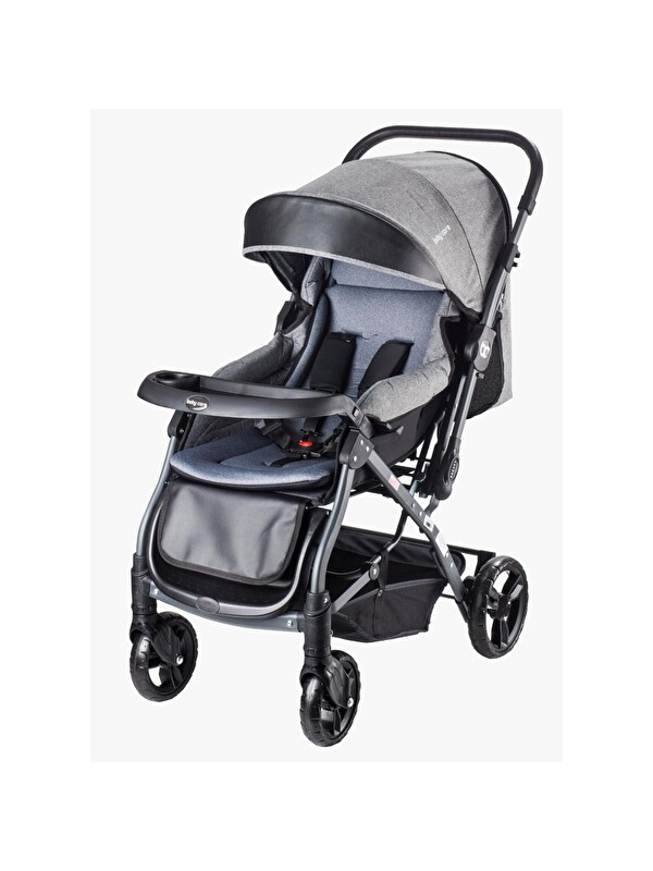 Babycare Capron Çift Yönlü Bebek Arabası - Gri