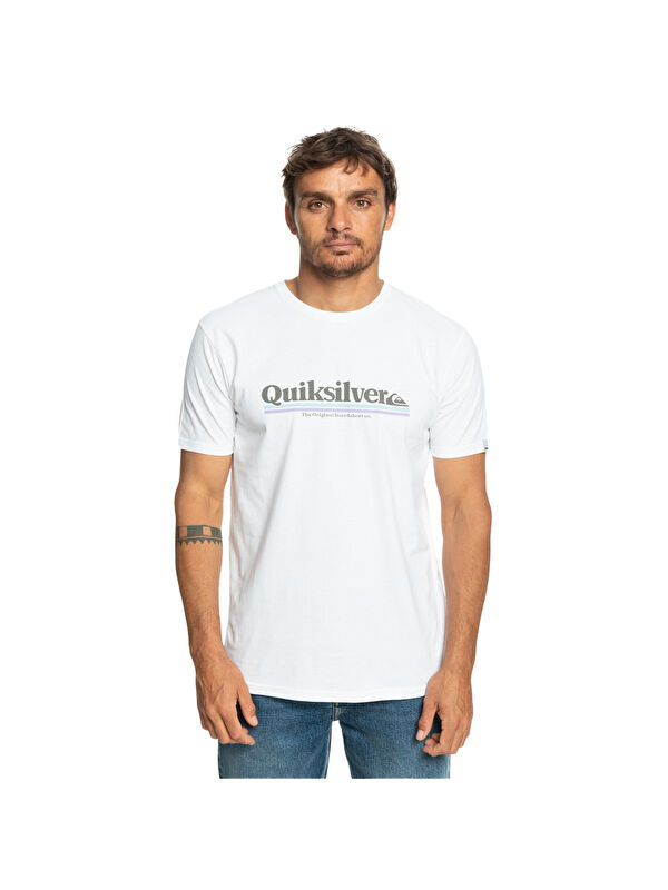 Quiksilver Originalbarrel Erkek Siyah Tişört