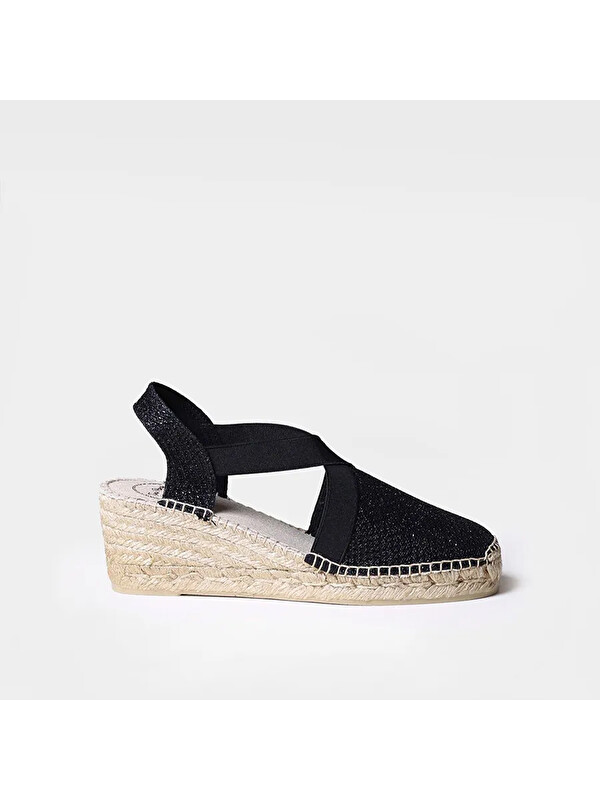 Toni Pons Kadın Sandalet Triton Vegan Shiny Black (Negre)