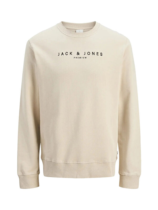 Jack & Jones Premium Jprccjayson Pamuklu Regular Fit Bisiklet Yaka Sweat 12283436