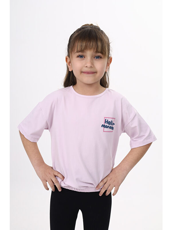 Toontoykids Kız Çocuk Baskılı Tişört