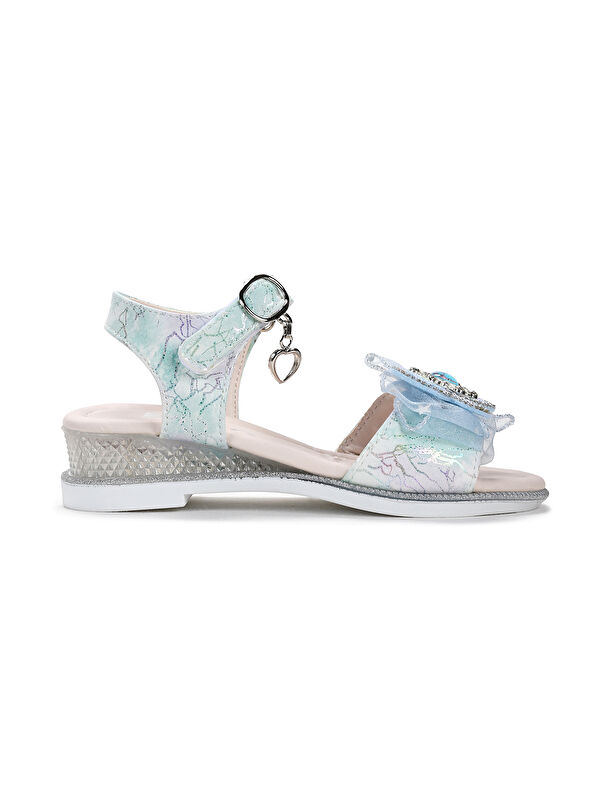 Pige Fiyonklu Kız Çocuk Sandalet Ayakkabı - Görsel 4