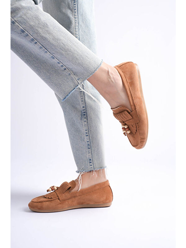 Tonny Black Kahverengi Tonny Black Rahat Kalip Kadın Günlük Tokalı Babet