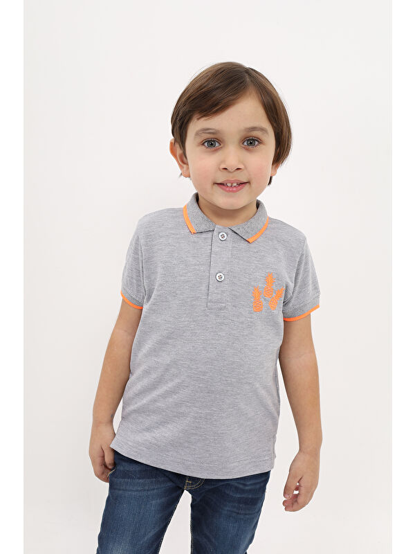 Toontoykids Erkek Çocuk Nakışlı Tişört