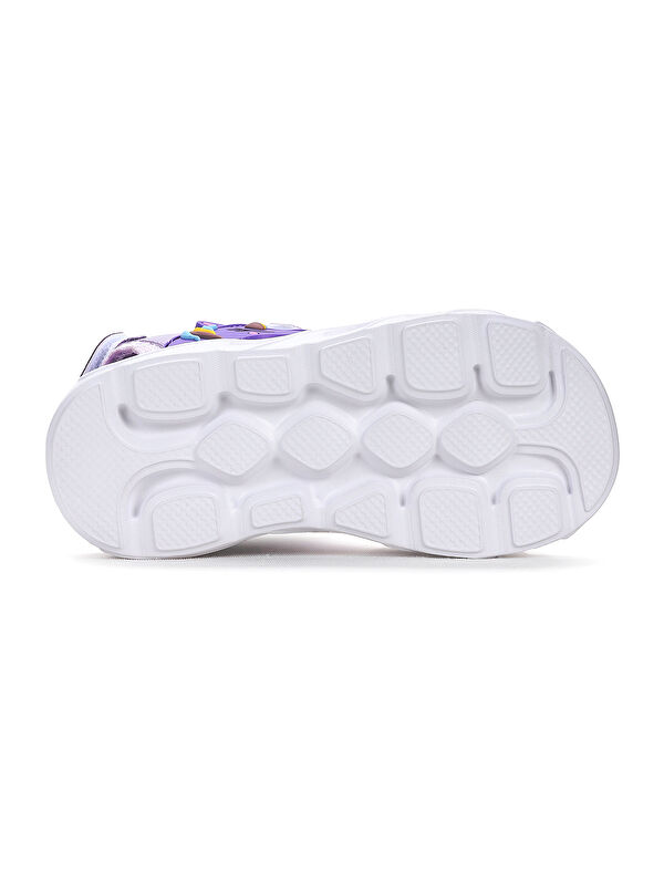 Günlük Işıklı Cırtlı Kız Bebek Sandalet Ayakkabı - Görsel 6