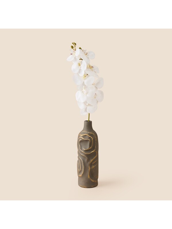 Evidea Deco Orkide Yapay Dal Çiçek - Beyaz - 104 cm