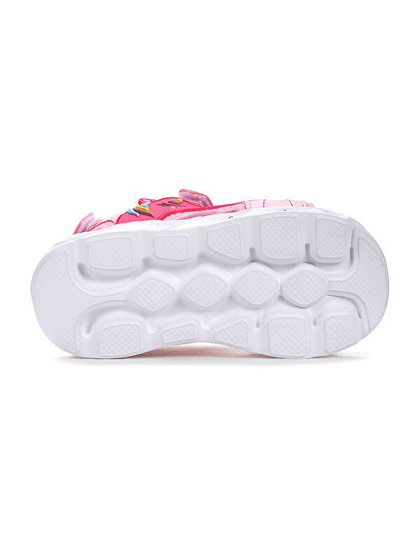 Günlük Işıklı Cırtlı Kız Bebek Sandalet Ayakkabı - Görsel 6