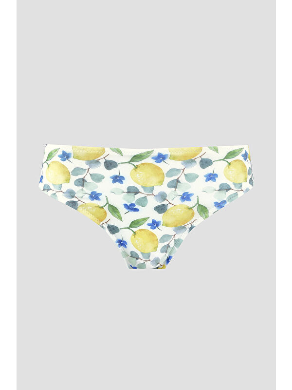 LOYA Renkli Lemon Tek Alt Bikini