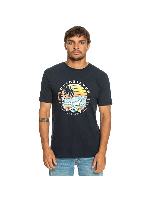 Quiksilver Oceanbed Erkek Siyah Tişört