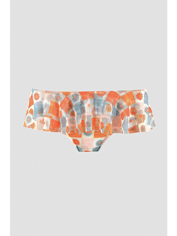 LOYA Turuncu Daisy Forest Tek Alt Bikini