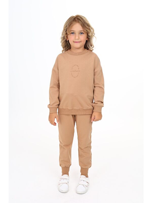 Toontoykids Kız Çocuk Baskılı Eşofman Takım