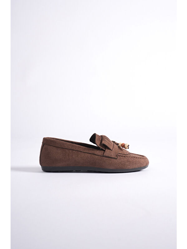 Tonny Black Kahverengi Tonny Black Rahat Kalip Kadın Günlük Tokalı Babet