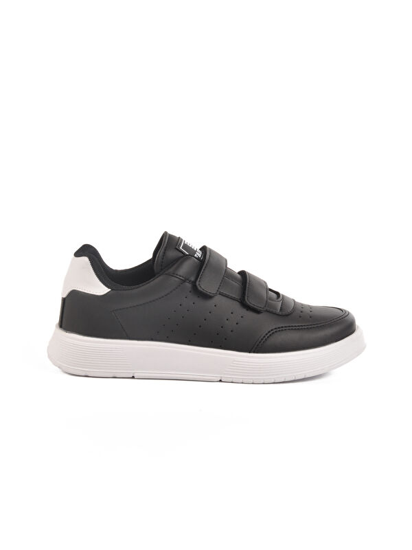 Siyah Beyaz Cırtlı Unisex Spor Ayakkabı DRK158 G - Görsel 2