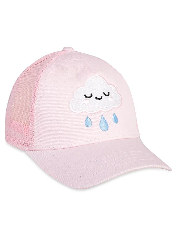 Civil Girls Cloud 2-5 Yaş Çocuk Kız Kep Şapka - Pembe