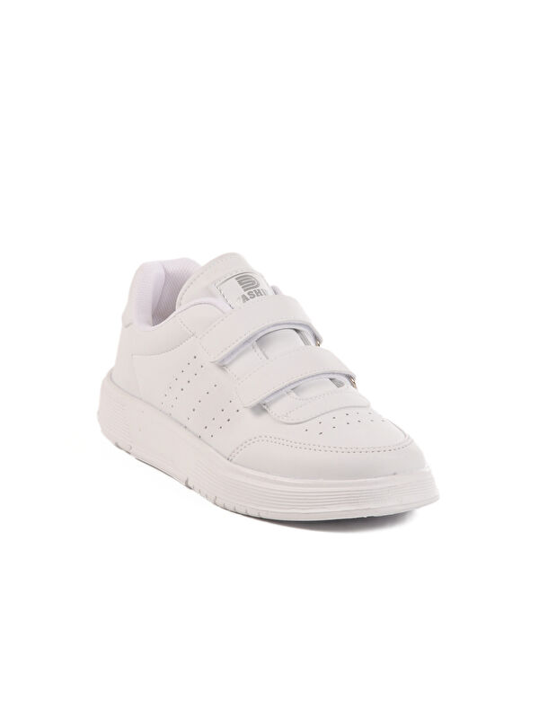 Beyaz Cırtlı Unisex Spor Ayakkabı DRK158 G - Görsel 4