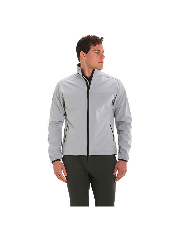 Slam Act Softshell Erkek Gri Ceket