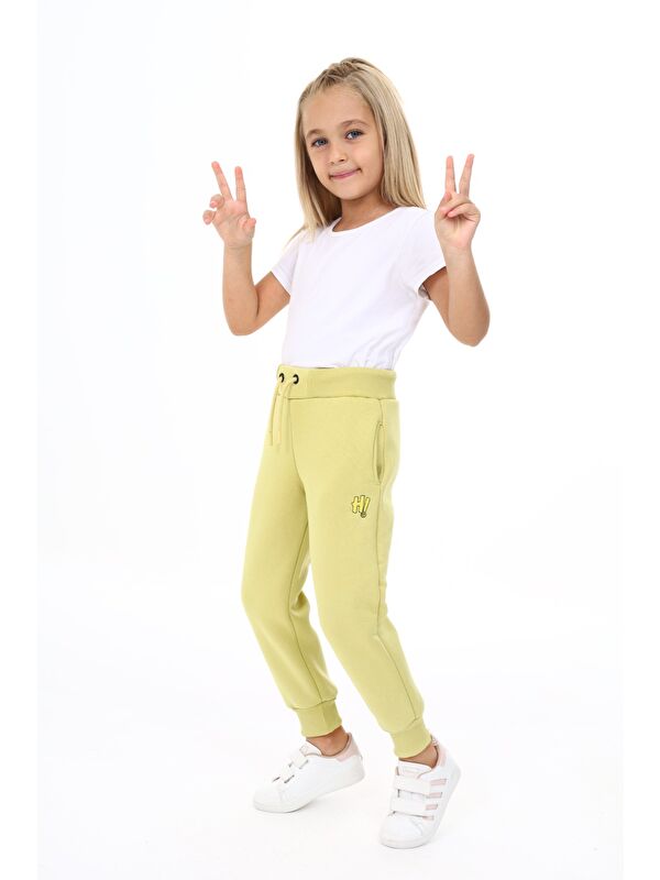 Toontoykids Kız Çocuk Nakışlı Eşofman Alt