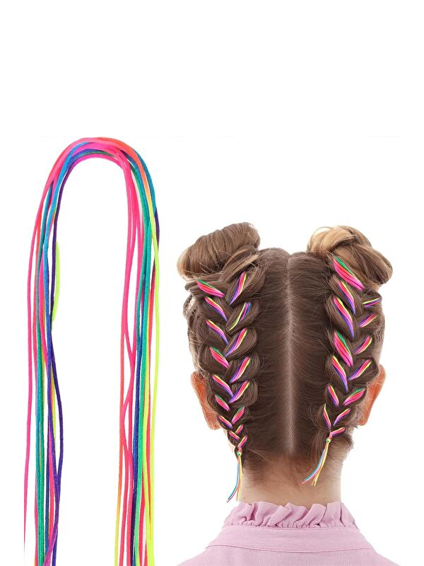 New Obsessions Neon Renkli 8 Parça Yaz Örgüsü Polyester İp Seti