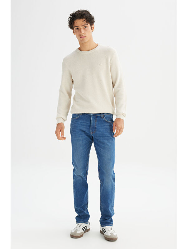 Lee Pamuklu Straight Fit Cepli Esnek Denim Jean Pantolon