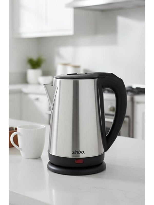 Sinbo SK-8026 1500 W 1.8 Lt Çelik Kettle Su Isıtıcı 360 Derece