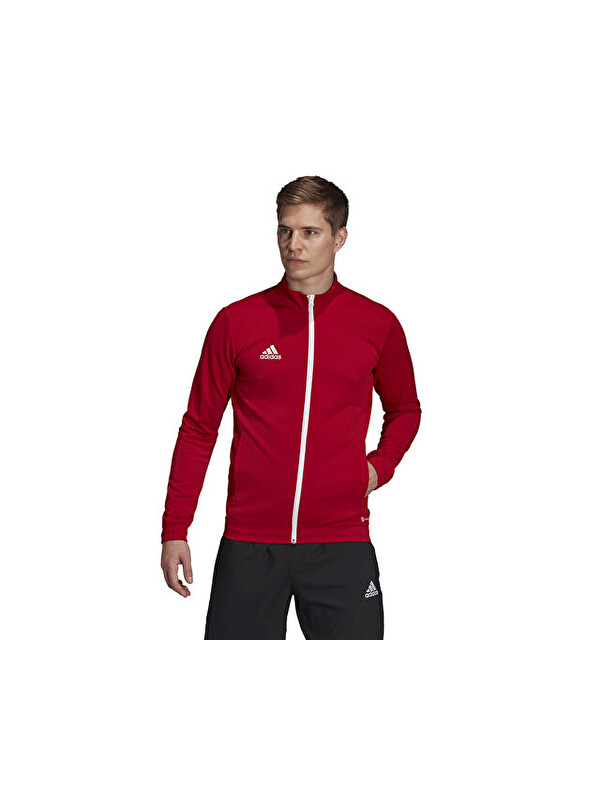 Adidas Ent22 Tk Jkt Erkek Futbol Antrenman Ceketi H57537 Kırmızı