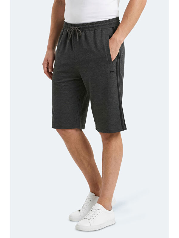 SLAZENGER NEYRA Erkek Kapri Koyu Gri Şort