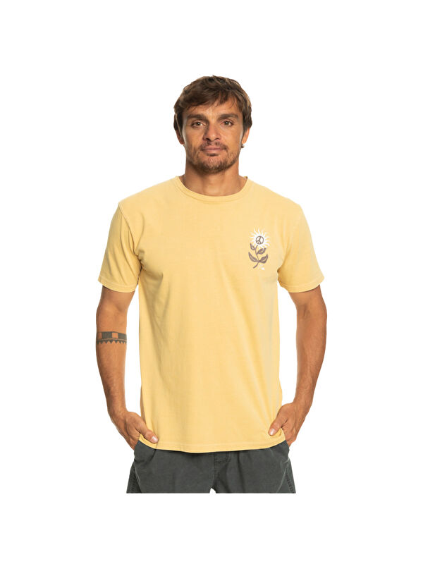 Quiksilver Tropical Rainbow Erkek Mavi Tişört