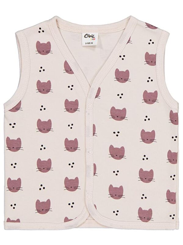 Civil Baby Kedi 6-18 Ay Yelek
