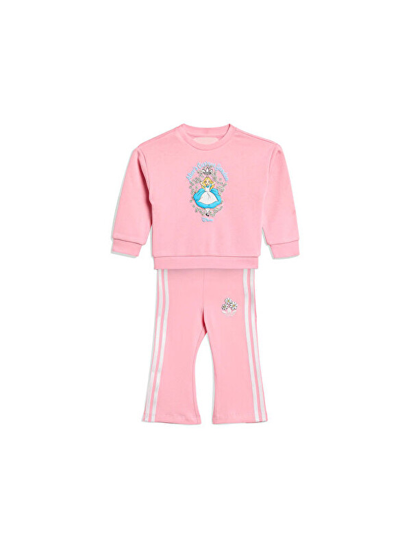 Adidas Crew Set Bebek Günlük Eşofman Takımı KE0479 Pembe