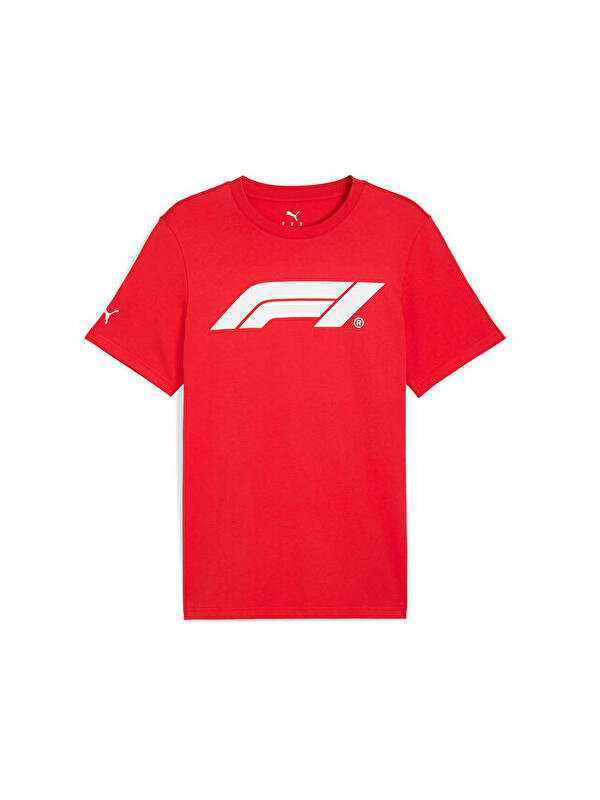 Puma F1 Ess Logo Tee 180G Erkek Günlük Tişört 63326403 Kırmızı