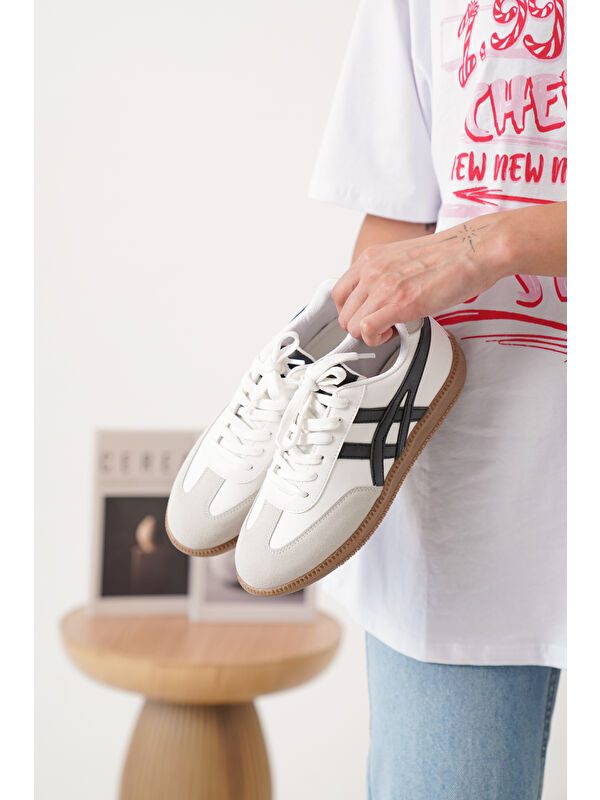 Tagras Kadın Günlük Ortopedik Sneaker Spor Ayakkabı - Görsel 3