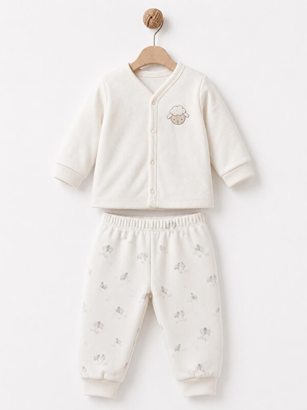 BabyCosy Organic  Bebek Alt Üst Takım %100 Organik Pamuk , Bebek - Yenidoğan- CSY8313
