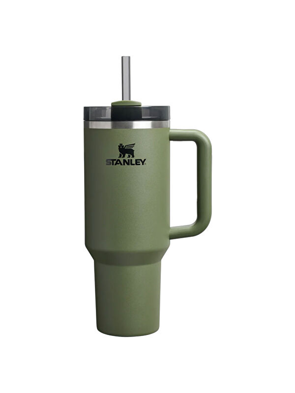 Stanley Quencher H2.O FlowState Tumbler Pipetli Termos 1.18L Dried Pine