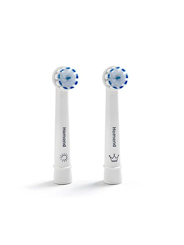Homend Brushboss 4701H ŞarjlıDiş Fırçası Uyumlu Yedek Başlık Beyaz