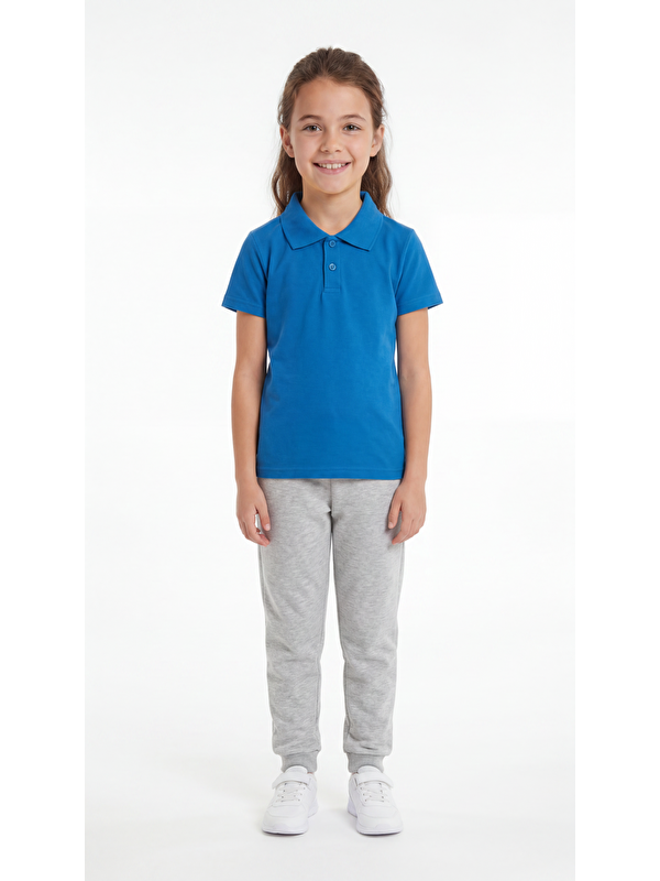 Mışıl Kids Kız Çocuk Okul Kısa Kol Polo Yaka Lakost