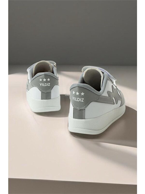 Stars Cırtlı Bağcıklı Erkek Kız Çocuk Spor Ayakkabı - Görsel 4