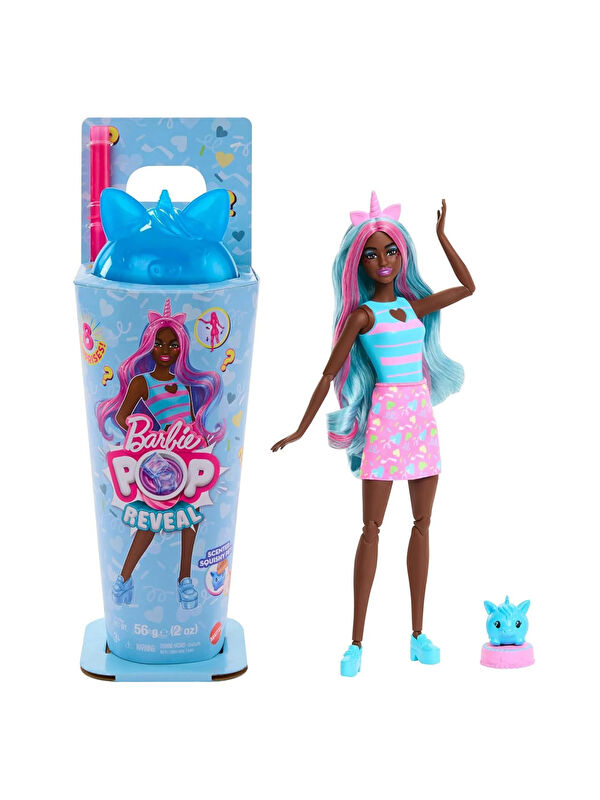 BARBIE Barbie Pop Reveal Milkshake Serisi Mavi JCN86
