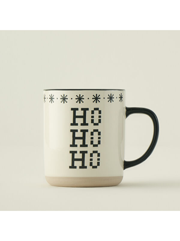 Bella Maison Hohoho Yılbaşı Stoneware Kupa Yeşil (470 cc)