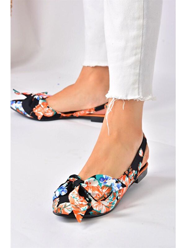 Fox Shoes Siyah Fox Shoes Babet H726809004 Kadın