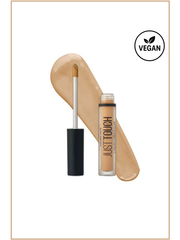GOLDEN ROSE Just Touch Liquid Concealer 09 E Vitamini, Niacinamide, Likit Kapatıcı 3,5 ml