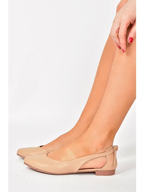 Fox Shoes Beyaz Fox Shoes Babet Kadın H726324009