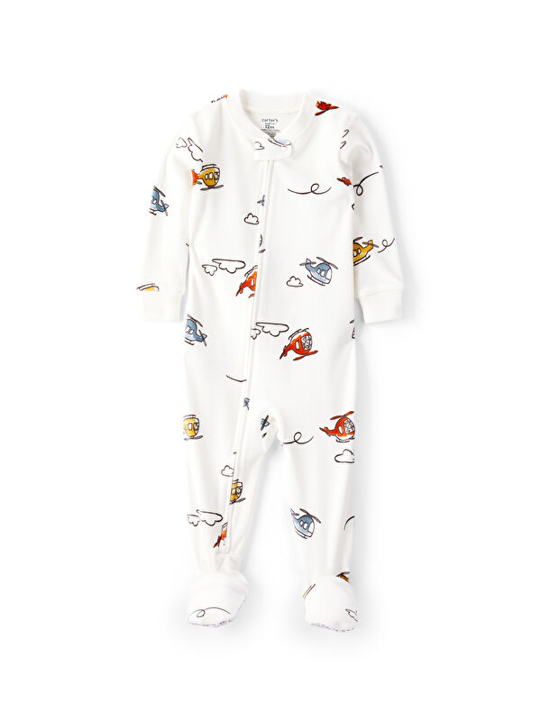 Carter's Erkek Bebek Ekru Polar Tulum