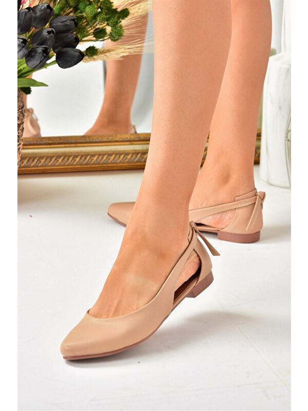 Fox Shoes Beyaz Fox Shoes Babet Kadın H726324009