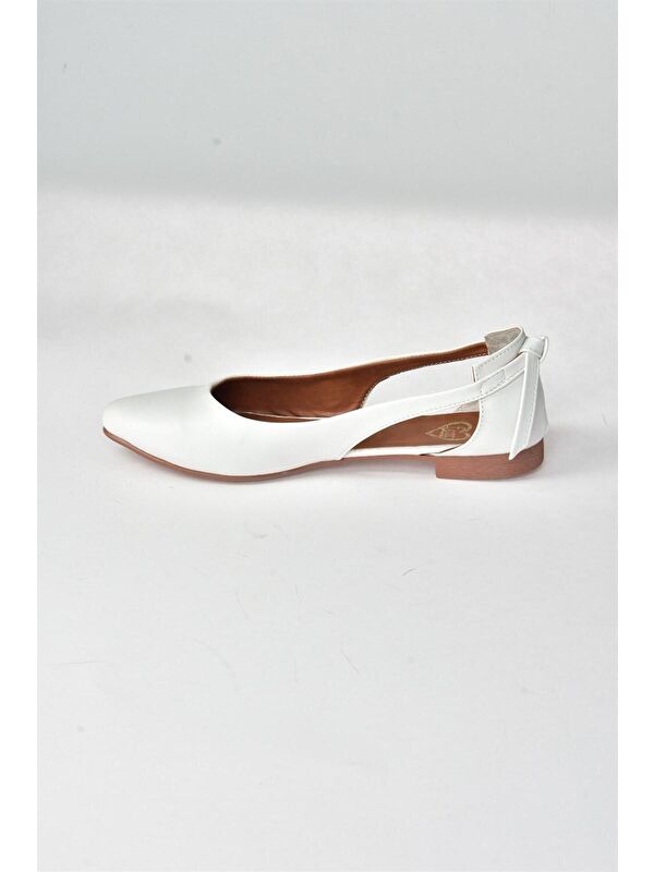 Fox Shoes Beyaz Fox Shoes Babet Kadın H726324009