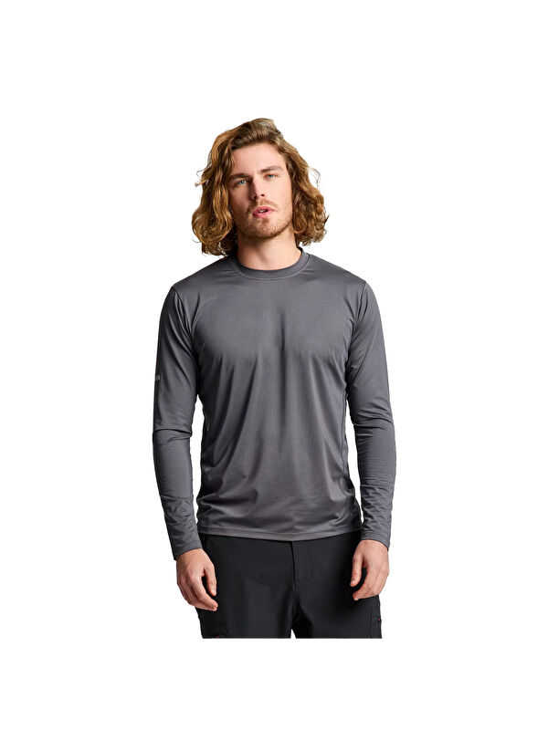 Slam Sunblock Ls Erkek Gri Sweatshirt